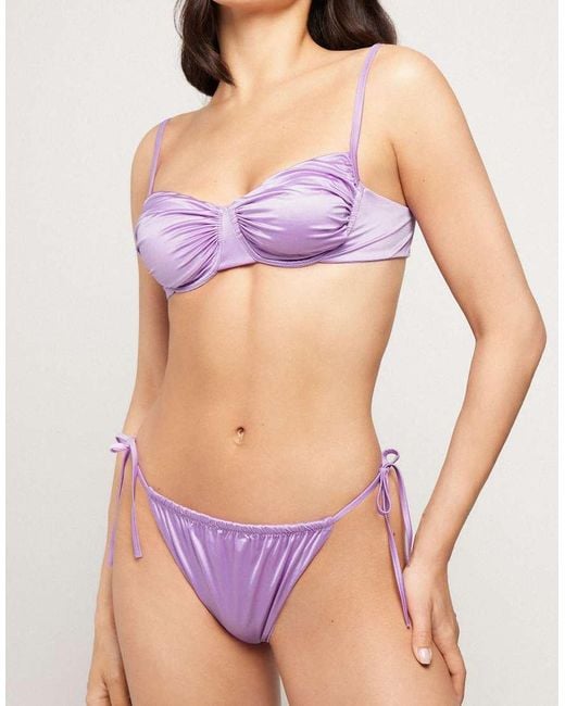 Tezenis Purple Brasilian Shiny Glam Choco