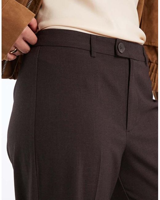 Vero Moda Multicolor Mid Waist Straight Leg Crease Front Trouser
