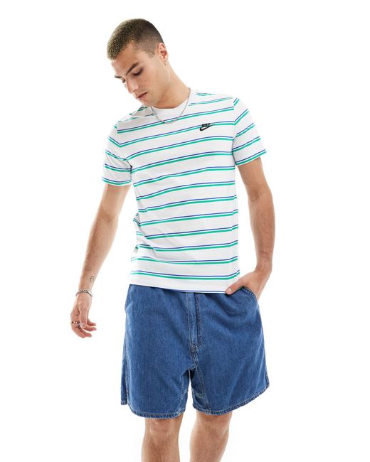 Nike Blue Club Stripe T-shirt for men