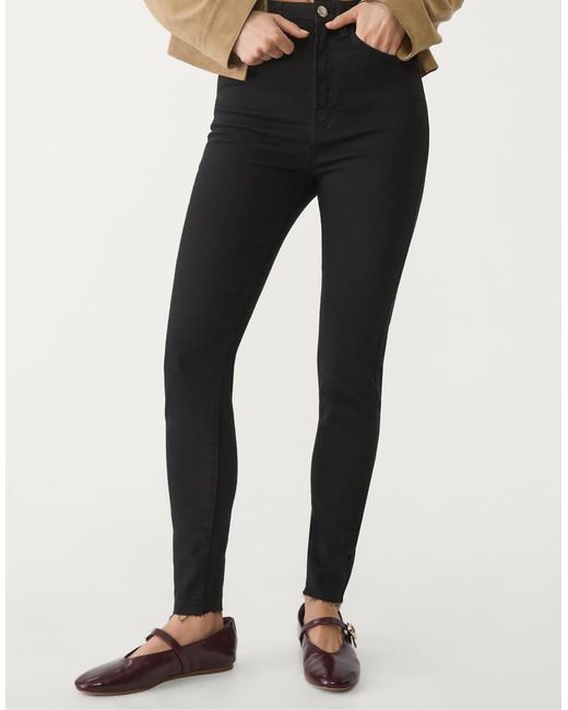 Stradivarius Black Super High Waist Jeans