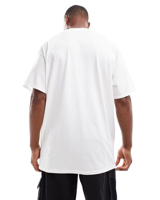 ASOS – oversize-t-shirt in White für Herren