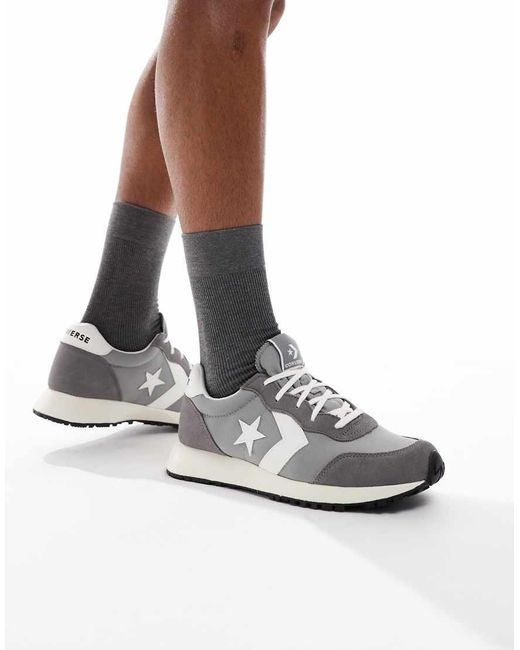 Converse White Omega Trainers