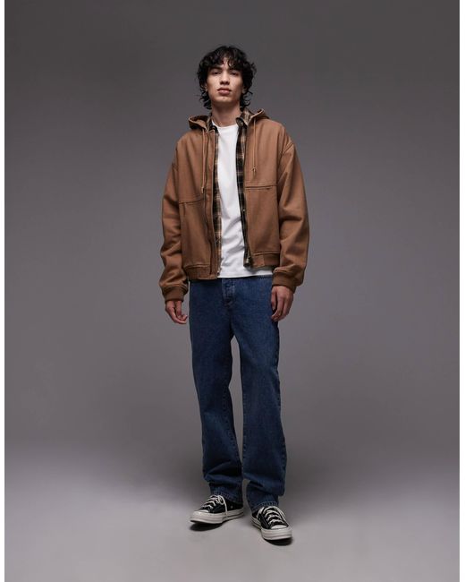 Gramicci Gray El Cap Hooded Worker Jacket for men