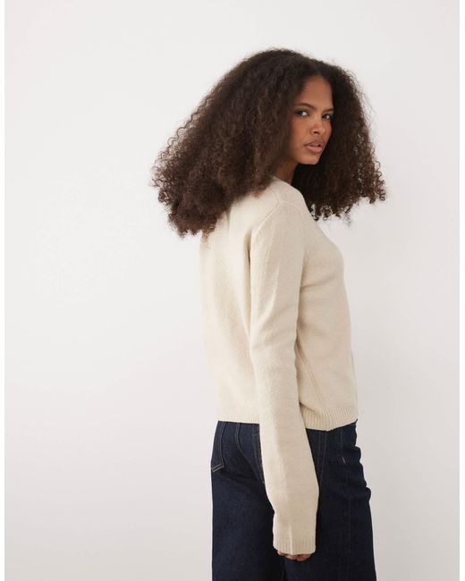 Threadbare Natural – strickjacke