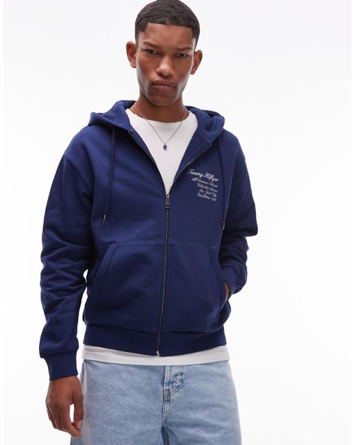 Tommy Hilfiger – kapuzenjacke in Blue für Herren