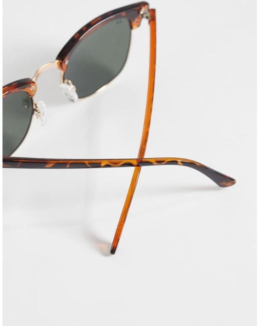 Jack & Jones Brown Circle Sunglasses for men