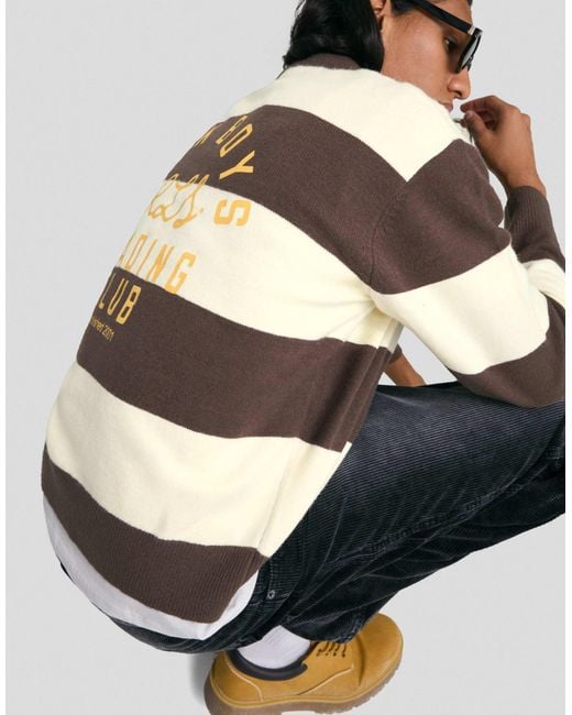 Bershka – pullover in Brown für Herren