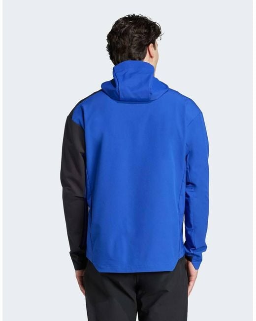 Adidas Blue Terrex Multi Softshell Jacket for men