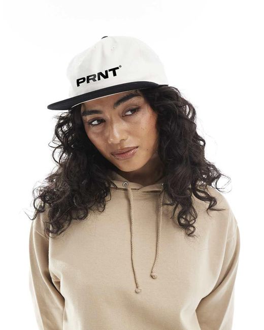 PRNT Black Logo Cap