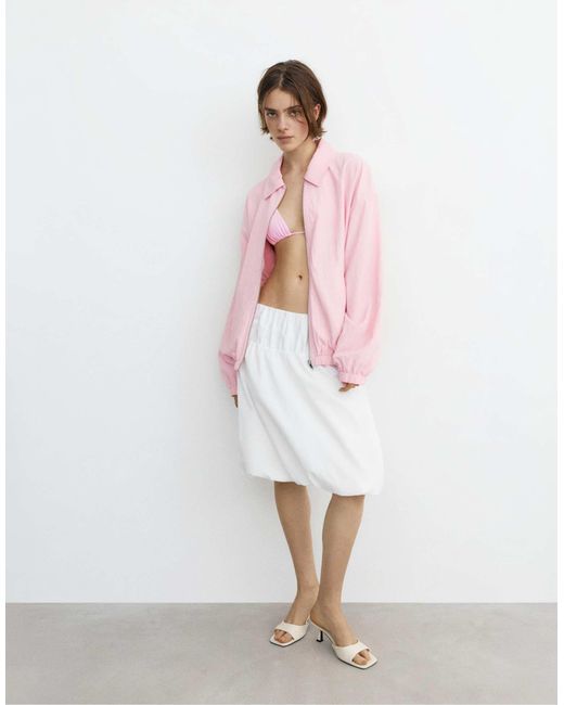 Veste ajustée fluide - thé Pull&Bear en coloris Pink