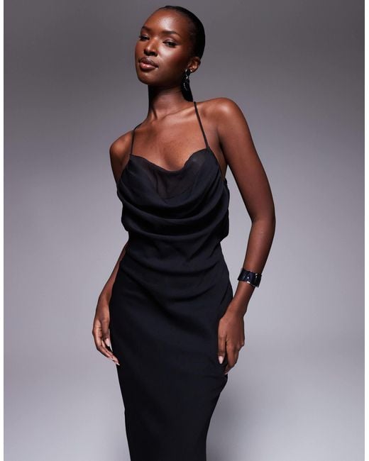 strappy dress bodycon Strappy Back Glitter Bodycon Dress with Ruching missy / 10 / champagne