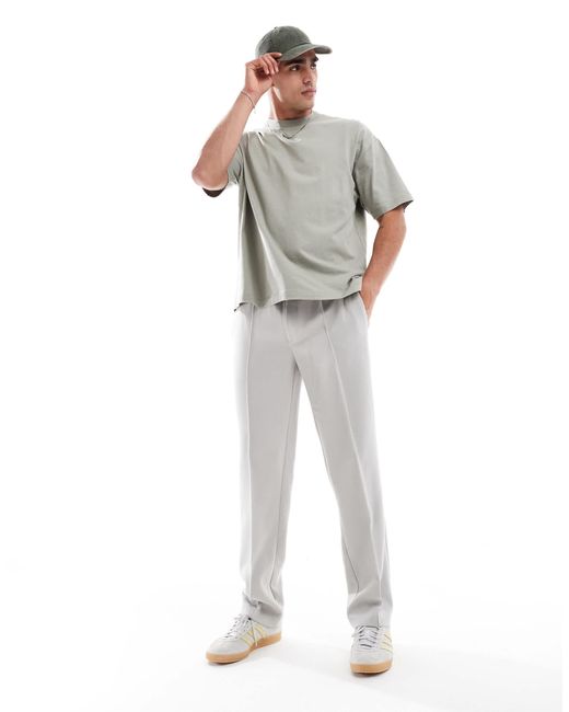 ASOS – 2er-pack basic-t-shirts in Gray für Herren