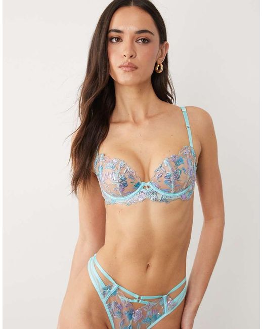 Ann Summers Blue Euphoric Non Padded Balcony