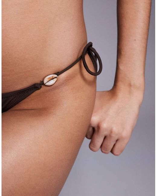 Candypants Brown Tieside Bikini Bottom