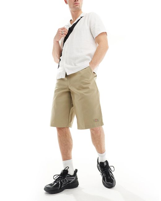 Dickies Natural 13 Inch Tailored Shorts for men