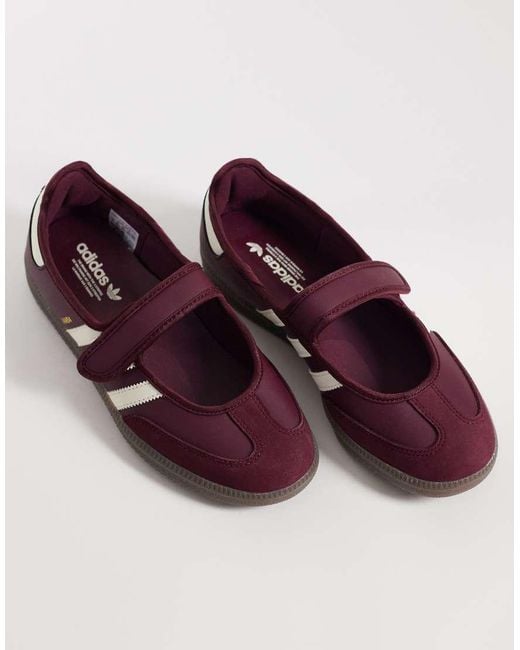 Adidas Originals Purple Samba Mary Jane