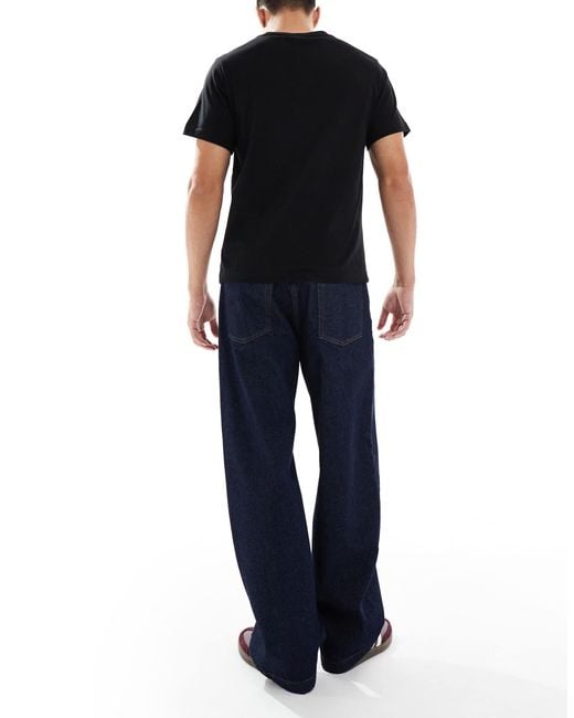 ASOS – lockere straight jeans in Blue für Herren