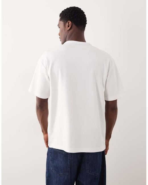 ASOS White Breathemax Heavyweight Relaxed T-Shirt for men