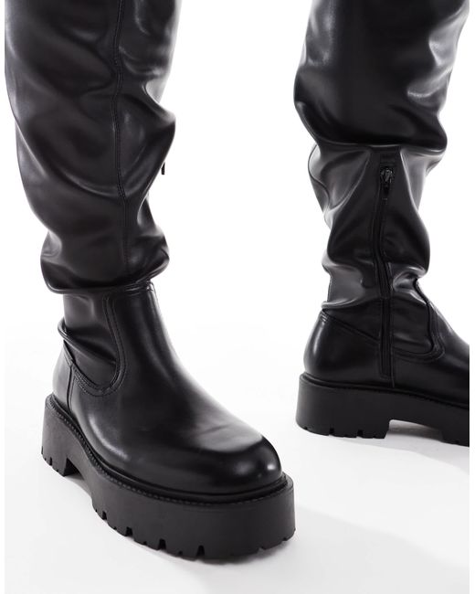 ASOS Black Curve – kristen – overknee-stiefel