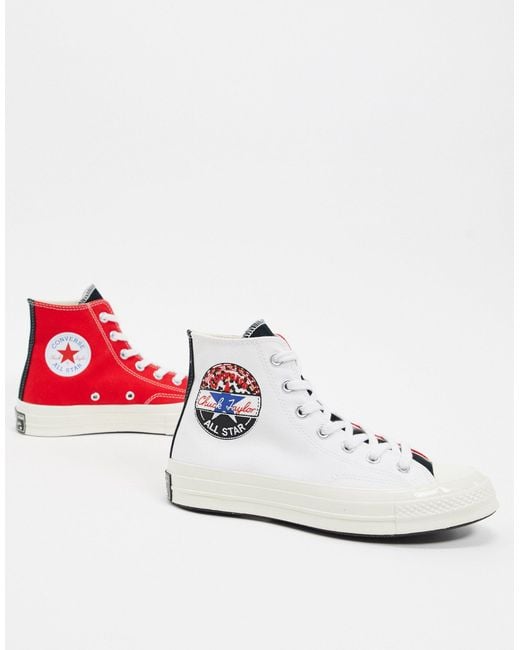 red cheetah converse