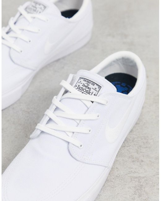 Zapatillas Nike de Lona de color Blanco para hombre - Lyst