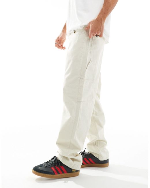 Pantalones blanco hueso Tommy Hilfiger de hombre de color White