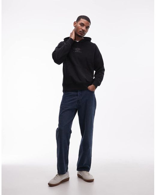 Umbro Blue Iconic Hoodie for men