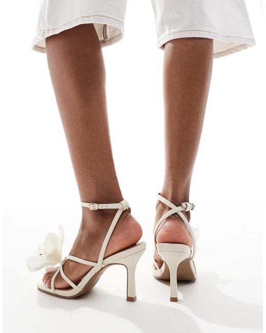 New Look Brown Orchid Trim Heeled Sandal