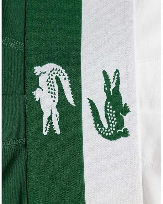 Lacoste Green 3 Pack Croc Waistband Stretch Cotton Trunks for men