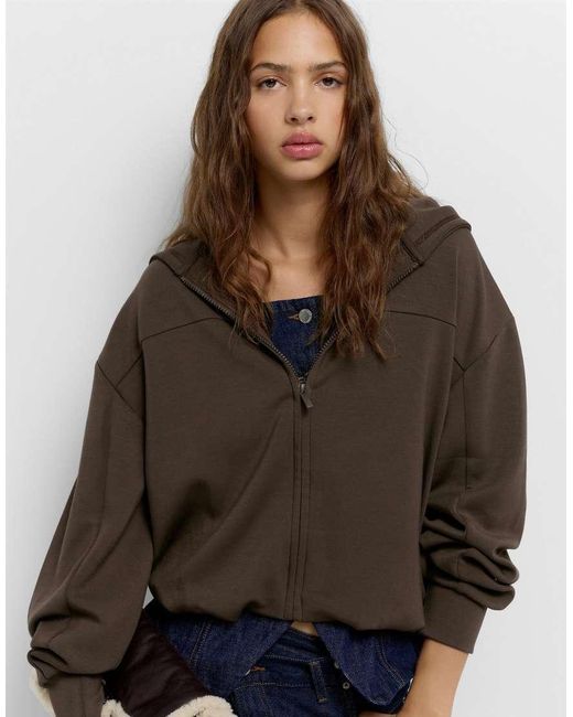 Pull&Bear Blue Balloon Hoodie