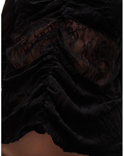 TOPSHOP Black – langärmliges oberteil