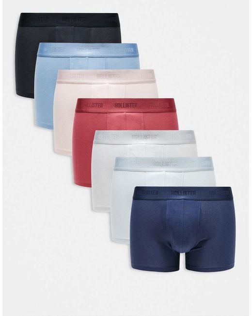 Hollister White 7-Pack Trunks for men