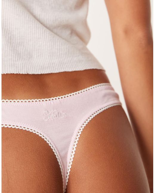 ASOS Brown – 2er-pack tangas aus baumwolle