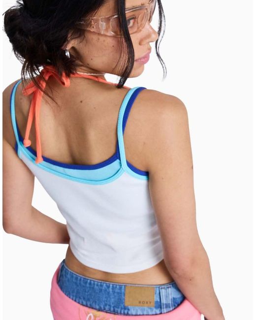 Roxy White Never Too Late Vest Top
