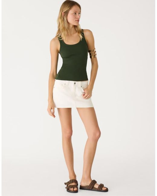 Stradivarius Basic Top Met Bandjes in het Green