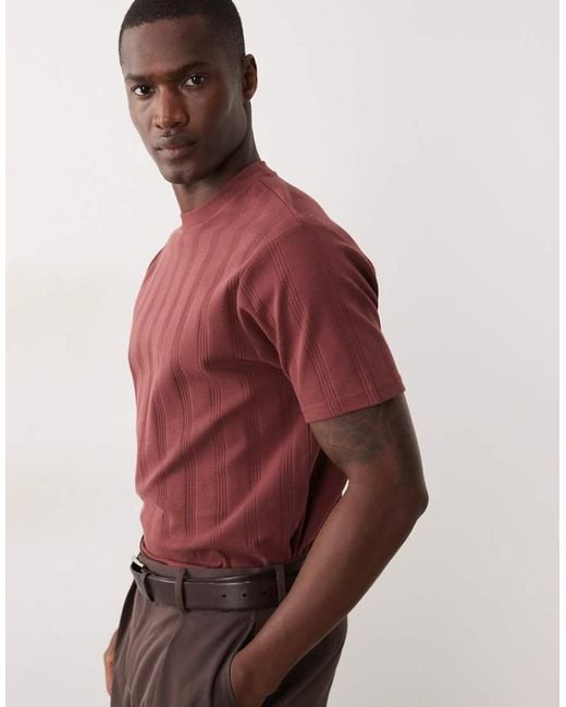 ASOS Red Regular Fit T-shirt for men