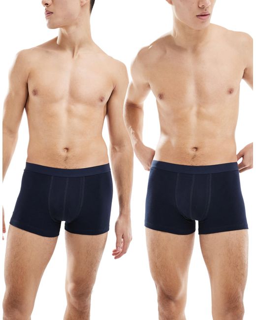 ASOS Blue 2 Pack Trunks for men