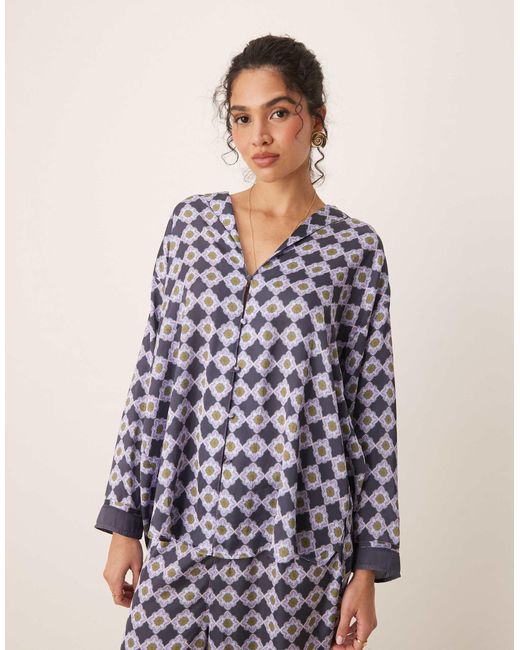 Free People Blue Dreamy Days Pyjama Set