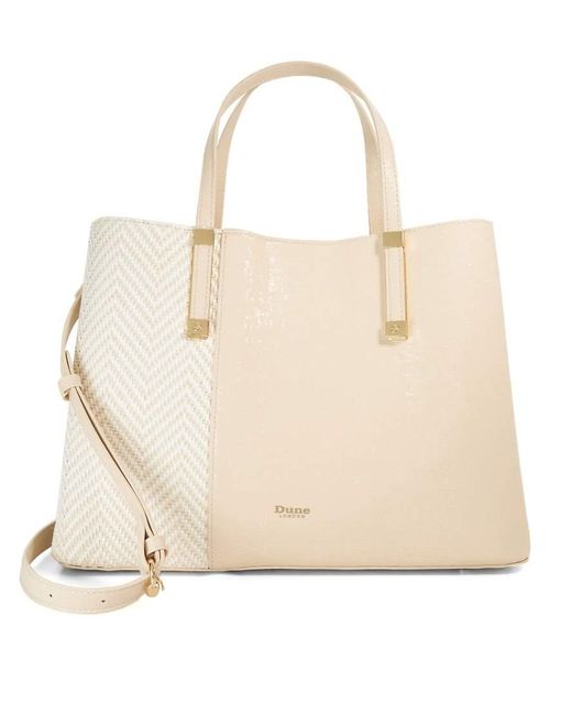 Dune Natural Dorry Tote Bag