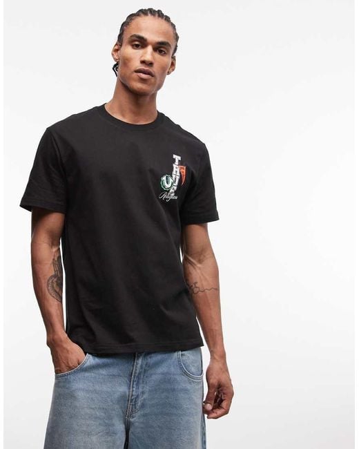 True Religion Gray Pennants T-shirt for men