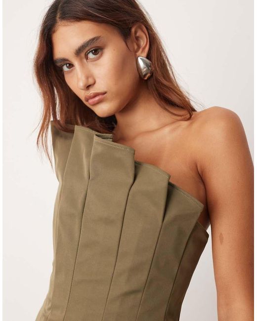 ARRANGE Gemodelleerde Bandeau-Top in het Green