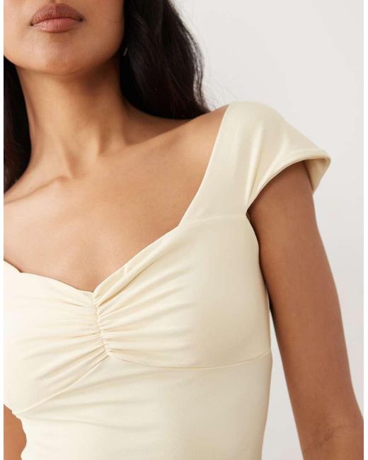 ASOS White Polyamide Bandeau