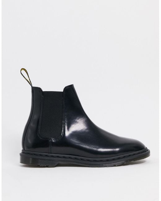 Dr. Martens Black Graeme Ii Polished Smooth Leather Chelsea Boots for men