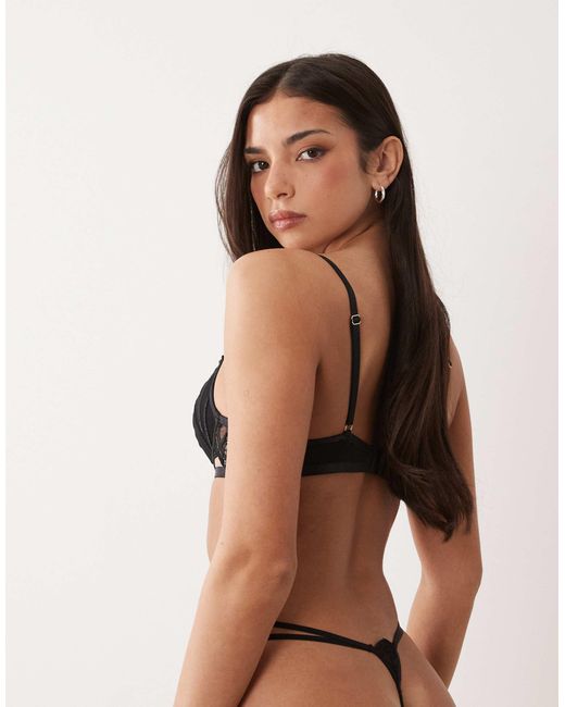 Ann Summers Black Desiring Decadence String Thong