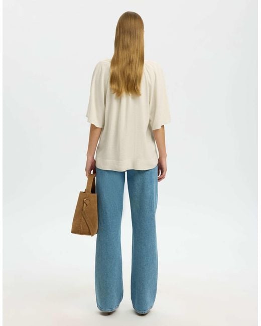 SELECTED Natural – bluse