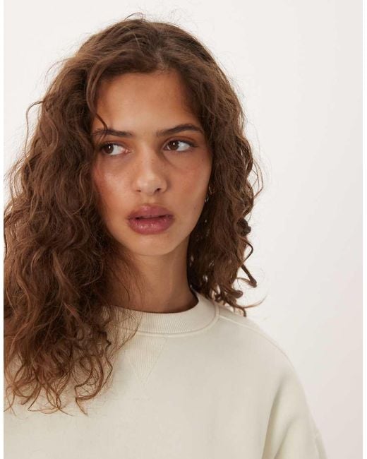 ASOS Natural Crew Neck Sweatshirt Co-ord