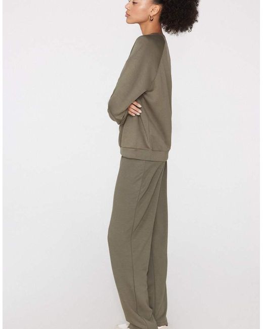 Tezenis Gray Soft Touch Round Neck Sweatshirt