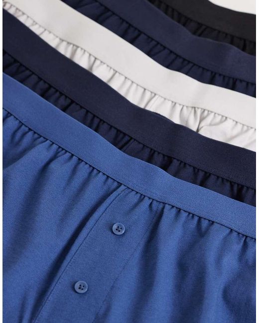 ASOS Blue 5 Pack Boxer for men