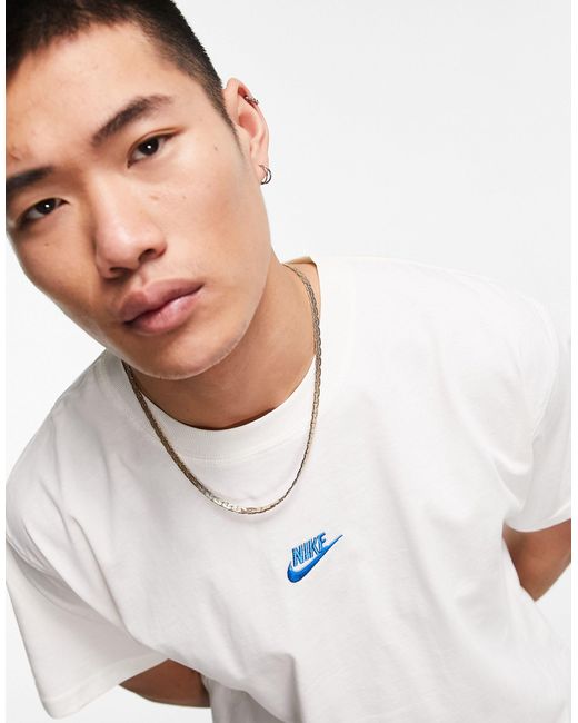 Club - t-shirt - voile et bleu Nike pour homme en coloris Blanc | Lyst
