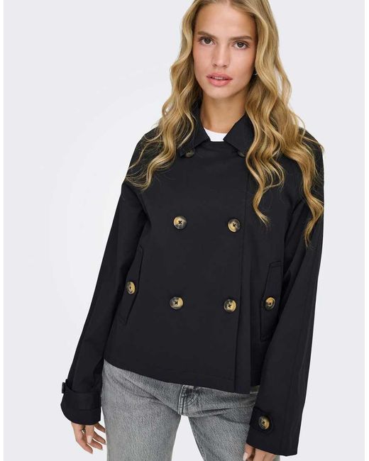 ONLY Blue Trenchcoat